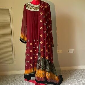 Romantic red indian/pakistani dress
